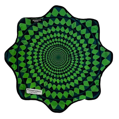 Mougee ’Intra’ Series Flow Star - Internal Webbing - Various Sizes - Electric Acid with Power Ring - MICRO - Toys