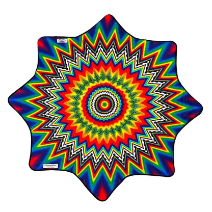 Mougee ’Intra’ Series Flow Star - Internal Webbing - Various Sizes - Aztec Ripple with Power Ring - CLASSIC - Toys