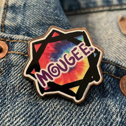 Mougee Metal Enamel Lapel Pin - 3/4" inch