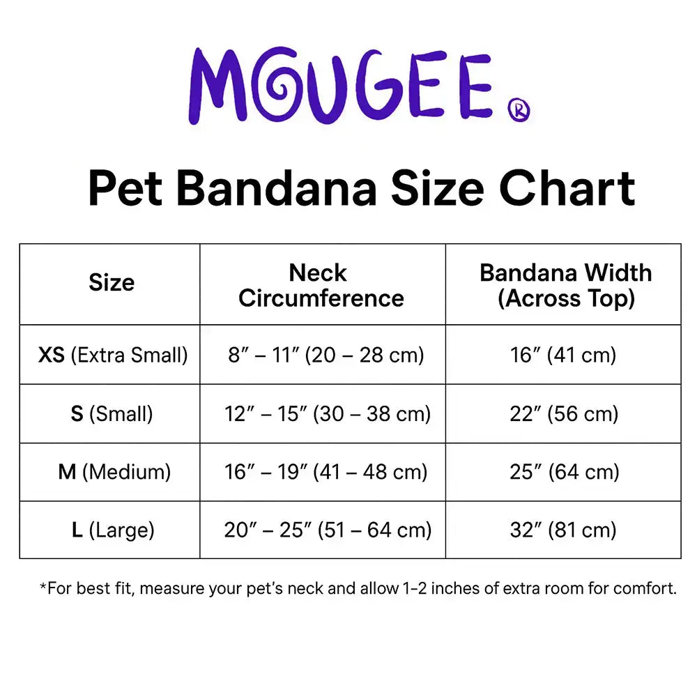 Mougee Pet Bandana - Match Your Favorite Flow Star Designs with Pet! - Apparel
