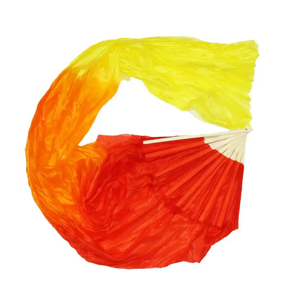 Mougee Silk Fan - For Dance, Festivals, or Just for Fun (Sold Individually)