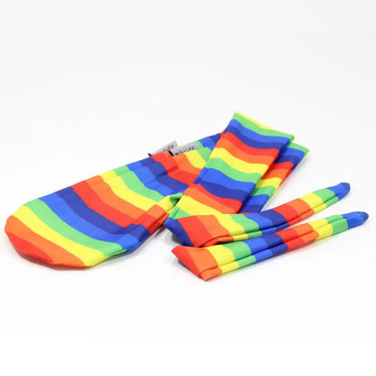 Mougee Sock Poi - Quality Nylon POI - Rainbow Stripe 22’’