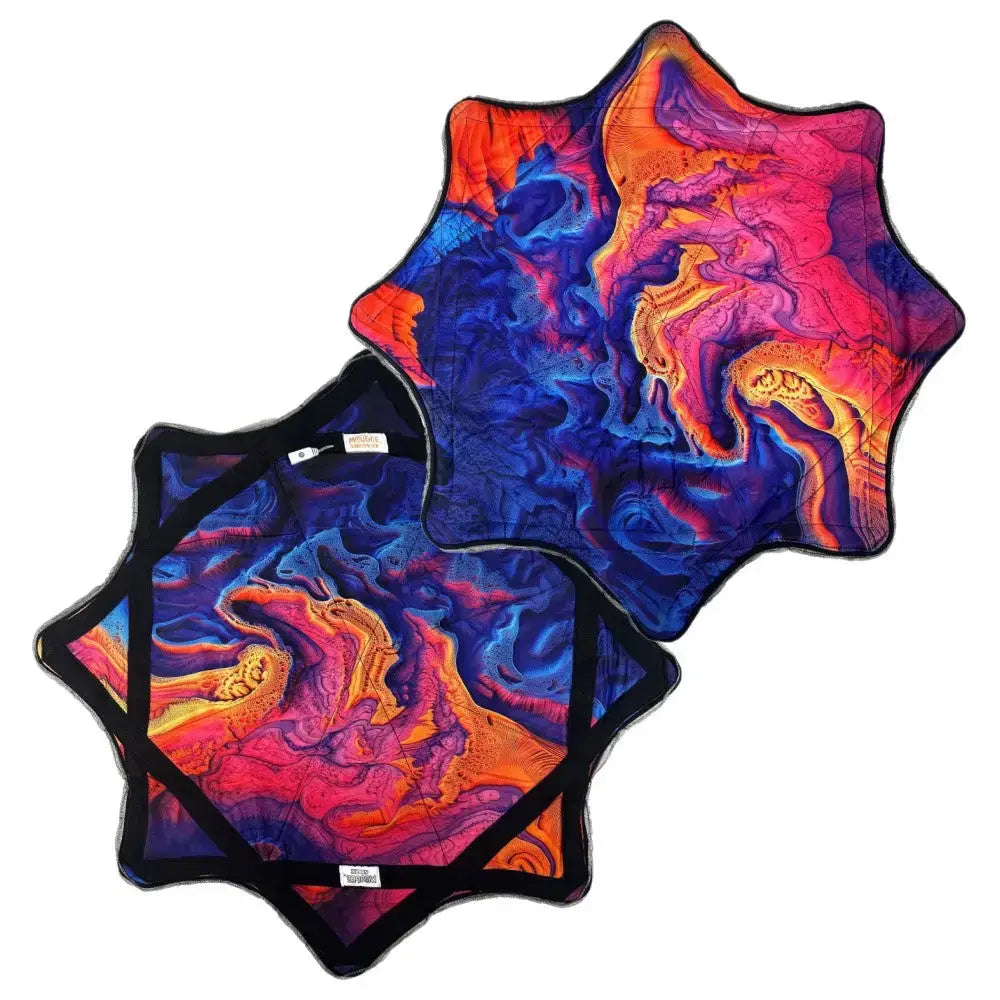 Mougee Spark Flow Star - AIR 28’’ MIDWAY 24’’ - Rechargeable Multi-Colored LED Lights - 3 Modes - Zanzibar - Juggling