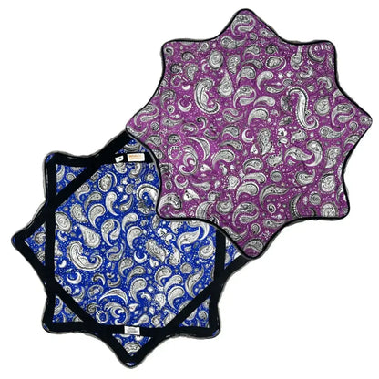 Mougee Spark Flow Star - AIR 28’’ MIDWAY 24’’ - Rechargeable Multi-Colored LED Lights - 3 Modes - Paisley Wonderland