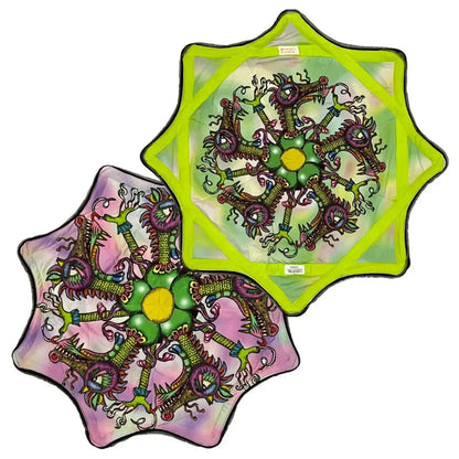 Mougee Spark Flow Star - AIR 28’’ MIDWAY 24’’ - Rechargeable Multi-Colored LED Lights - 3 Modes - Dragon Wheel