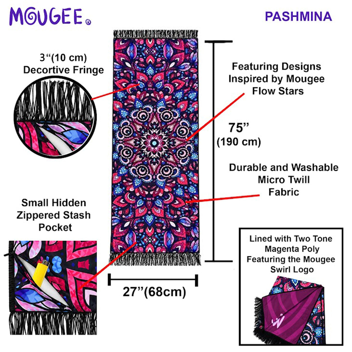 Mougee Pashmina - The Ultimate Outfit Accessory
