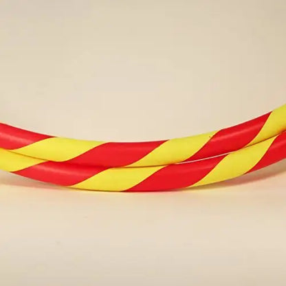 Play Perfect Hoop 20mm Hula Hoop - Collapsible - Yellow and Red - Hoops