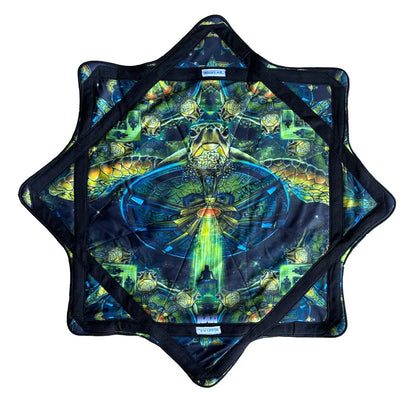 The Mougee Air - Flow Star - 27’’ (68 cm) 11 oz (311 g) - Morphis Art Collection -Two sided - Turtle Abduction