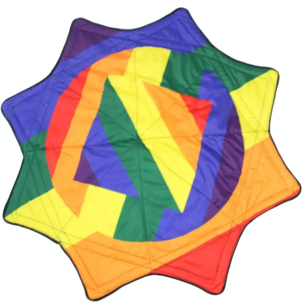 The Mougee Air - Flow Star - 27’’ (68 cm) 11 oz (311 g) - Rainbow Stripe - Juggling