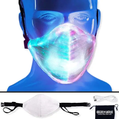 Light Up Face Mask - Perfect for Raves and Festivals
