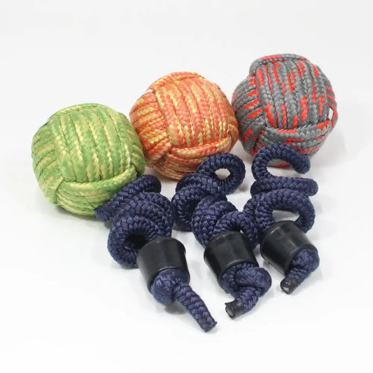 Wolf Poi 85mm Handmade Monkey Fist Contact