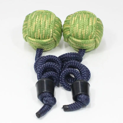 Wolf Poi 85mm Handmade Monkey Fist Contact - Green Apple