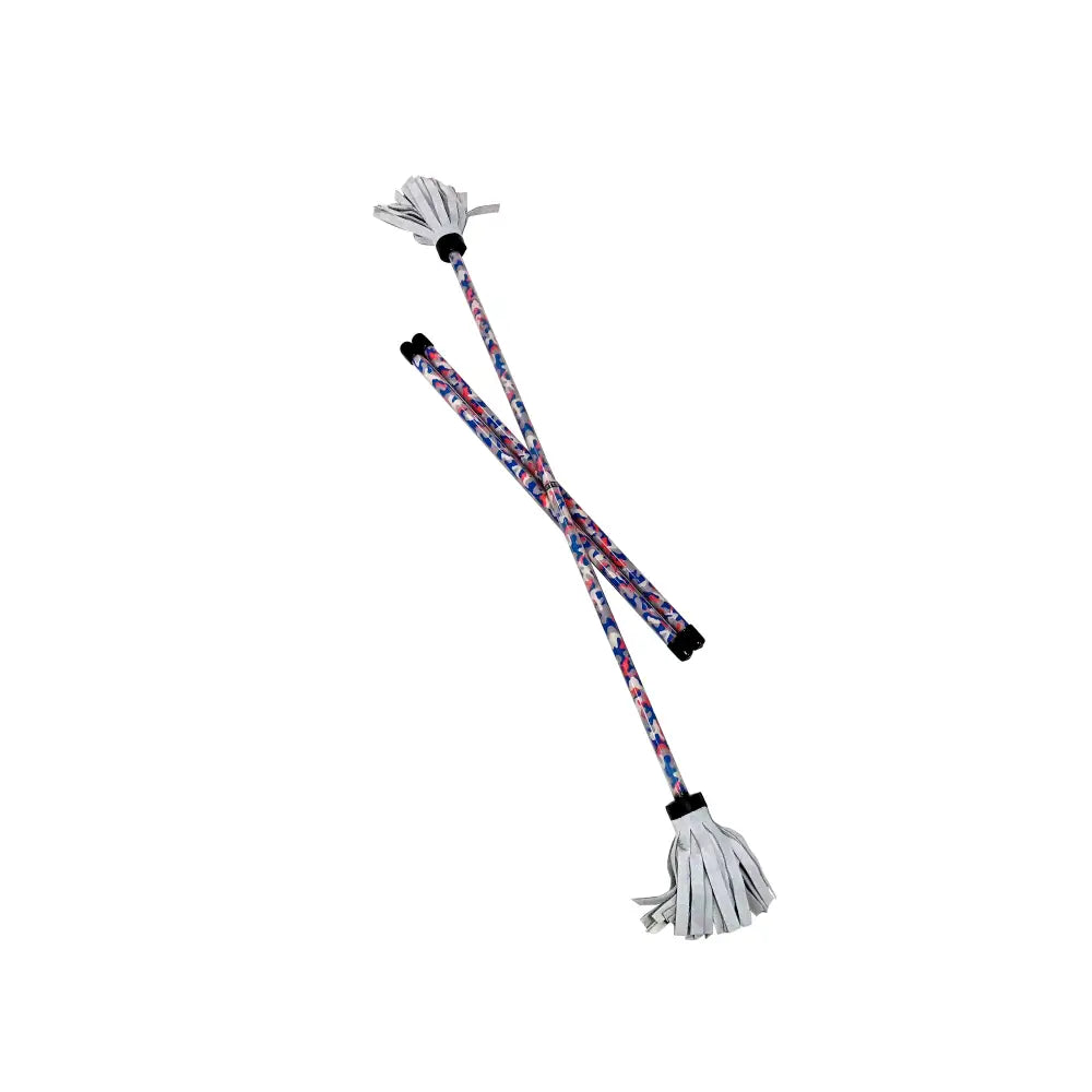 Z-Stix Hand Made Professional Flower Sticks-Devil Sticks- Camouflage Series - Banshee / Orange Camo - juggling sticks