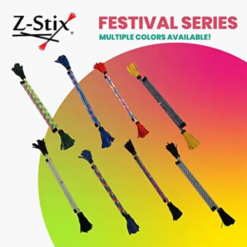 Z-Stix Hand Made Professional Flower Sticks-Devil Sticks- Festival Series - juggling sticks