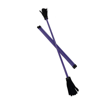 Z-Stix Hand Made Professional Flower Sticks-Devil Sticks- Neon Series - Mosquito / Purple - juggling sticks